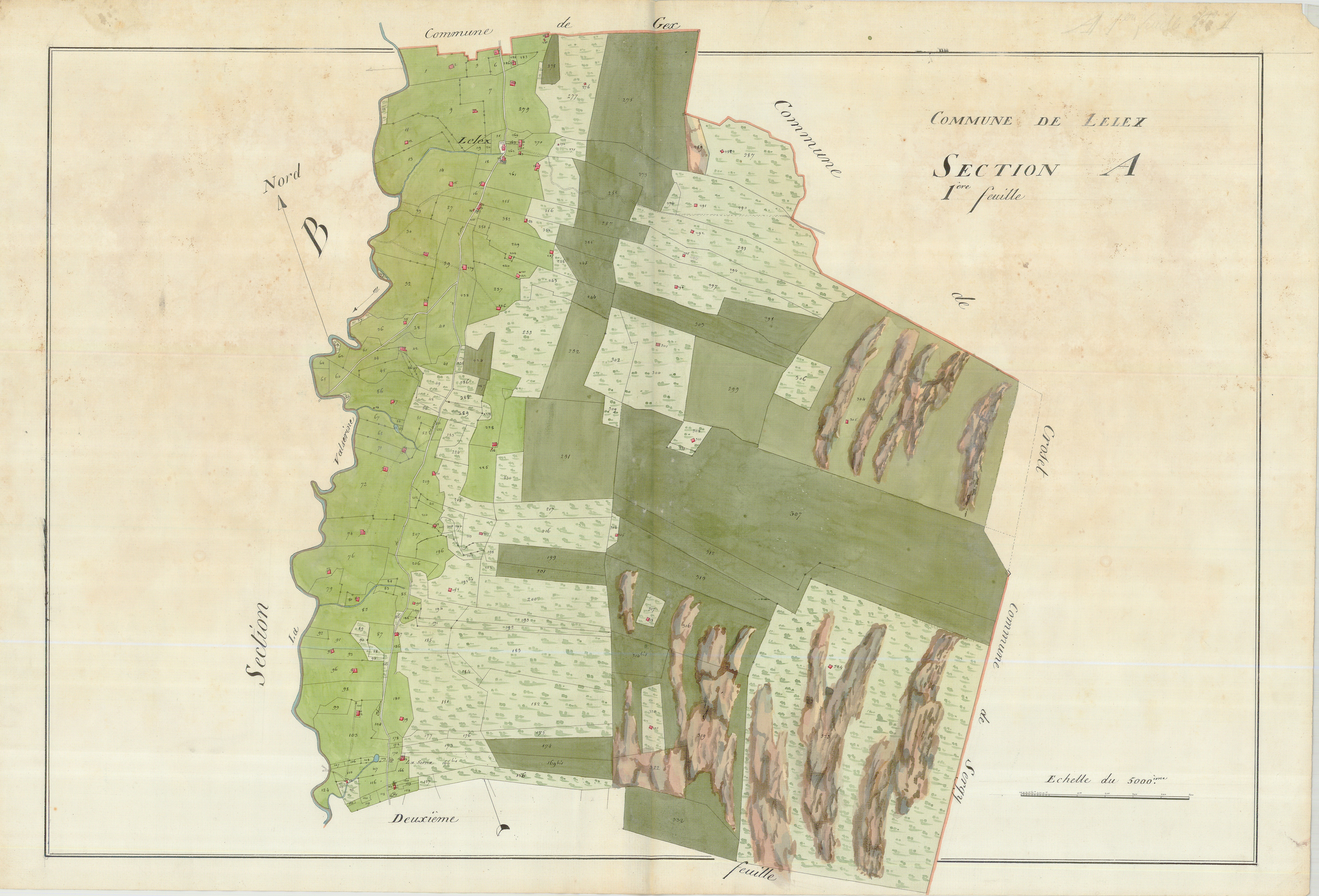 Lélex - 3 P 10089-2 - 3 P 10089-2 -  Feuille 1  (1807)