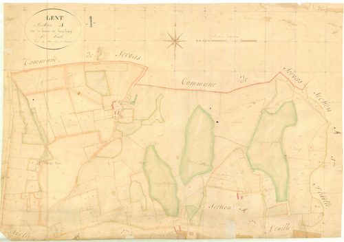 Lent - 3 P 6932 - 3 P 6932 -  Feuille 1  (1830)