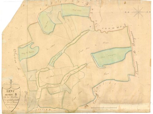Lent - 3 P 6938 - 3 P 6938 -  Feuille 1  (1830)