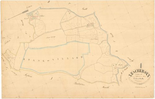 Lescheroux - 3 P 6954 - 3 P 6954 -  Feuille 3  (1841)