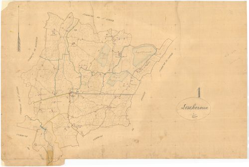 Lescheroux - 3 P 6951 - 3 P 6951 -  Tableau d'assemblage  (1841)