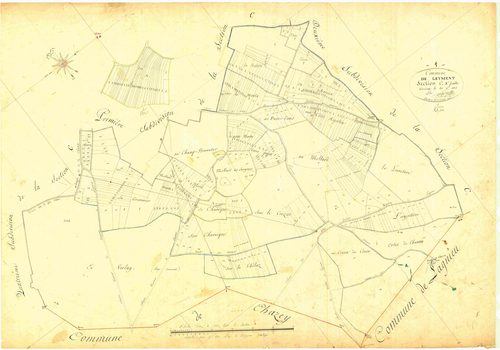 Leyment - 3 P 6976 - 3 P 6976 -  Feuille 3  (1826)