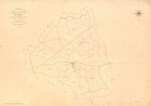 Leyment - 3 P 6969 - 3 P 6969 -  Tableau d'assemblage  (1826)