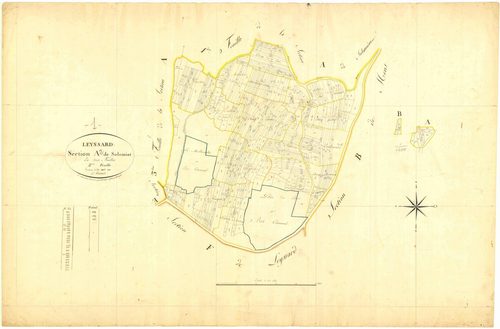 Leyssard - 3 P 6980 - 3 P 6980 -  Feuille 2  (1819)