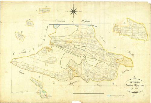 Leyssard - 3 P 6983 - 3 P 6983 -  Feuille 2  (1819)