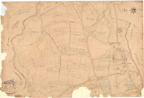 Lhôpital - 3 P 7001 - 3 P 7001 -  Feuille 1  (1834)