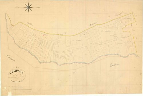 Lompnas - 3 P 7065 - 3 P 7065 -  Feuille 1  (1840)