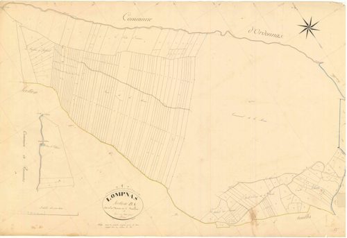 Lompnas - 3 P 7075 - 3 P 7075 -  Feuille 1  (1840)