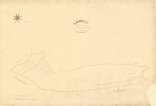 Lompnas - 3 P 7067 - 3 P 7067 -  Feuille 3  (1840)