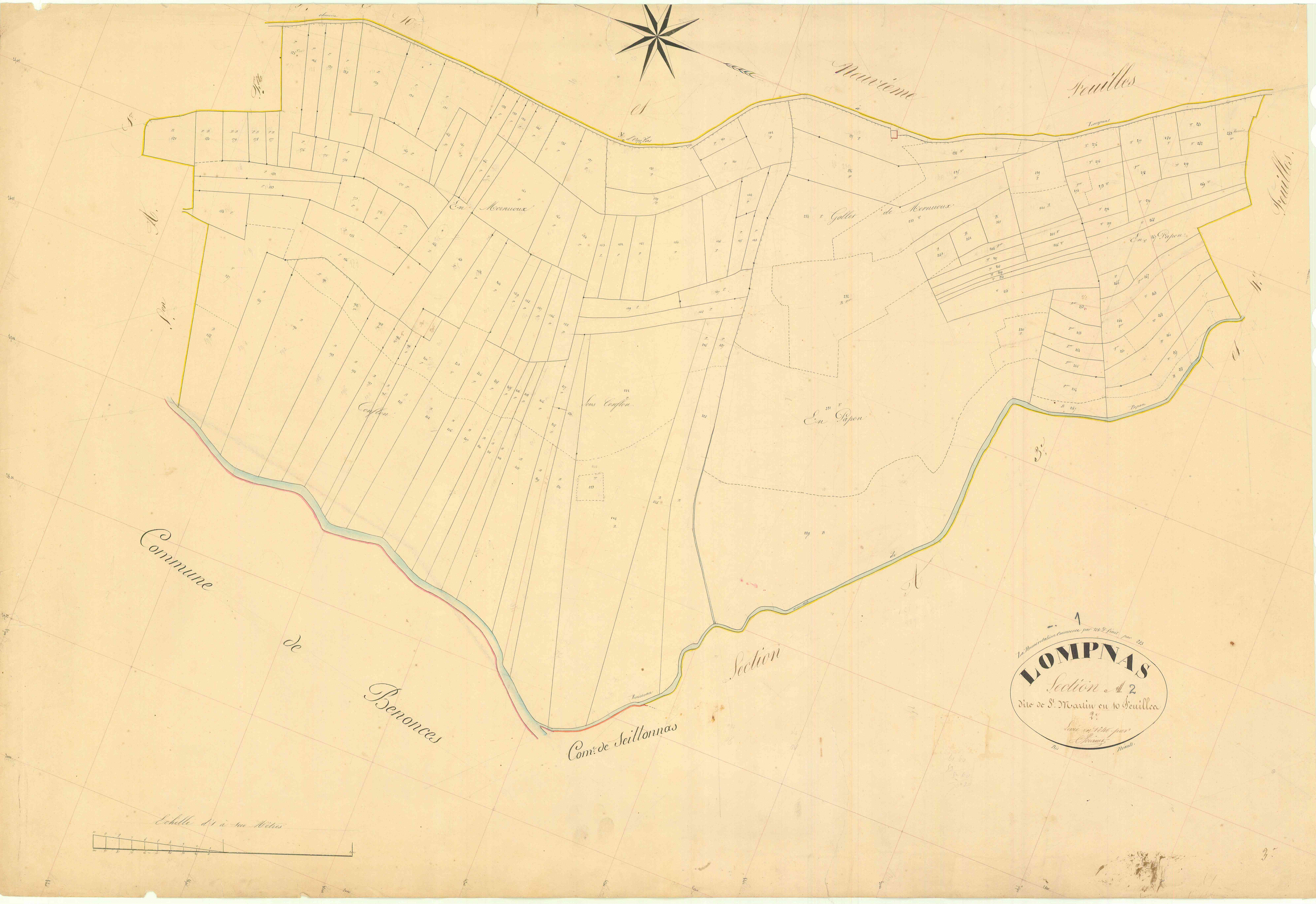Lompnas - 3 P 7066 - 3 P 7066 - Feuille 2 (1840)