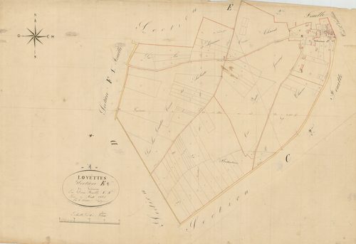 Loyettes - 3 P 7177 - 3 P 7177 -  Feuille 1  (1825)