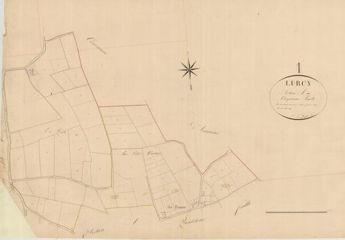 Lurcy - 3 P 7185 - 3 P 7185 -  Feuille 5  (1827)