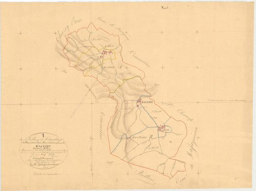 Magnieu - 3 P 7196 - 3 P 7196 -  Tableau d'assemblage  (1836)