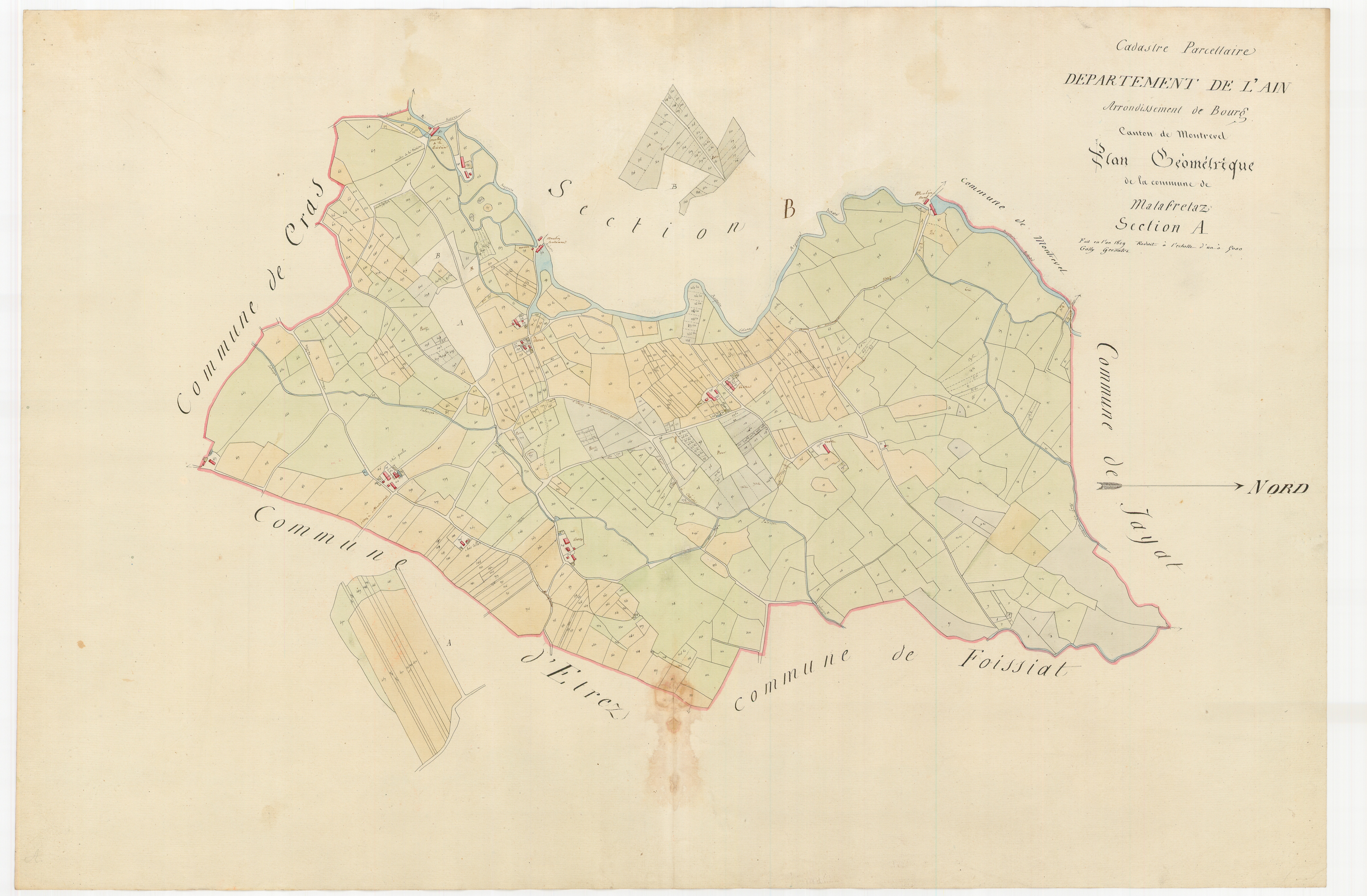 Malafretaz - 3 P 10122-2 - 3 P 10122-2 -  Feuille 1  (1809)