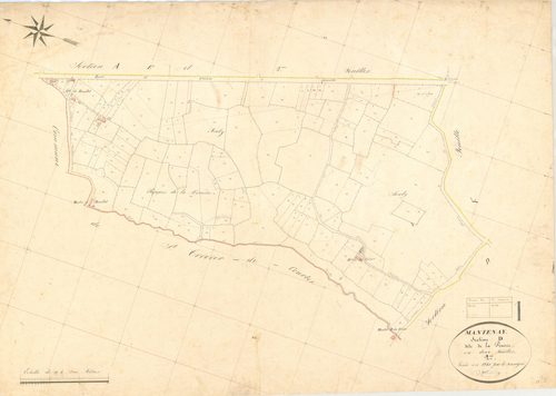 Mantenay-Montlin - 3 P 7219 - 3 P 7219 -  Feuille 2  (1841)