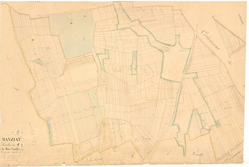 Manziat - 3 P 7221 - 3 P 7221 -  Feuille 1  (1836)