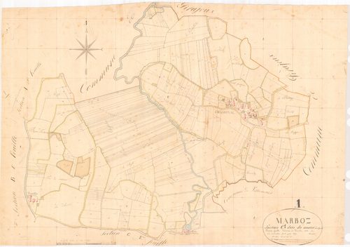 Marboz - 3 P 7247 - 3 P 7247 -  Feuille 1  (1836)