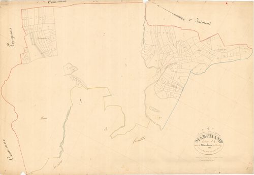 Marchamp - 3 P 7263 - 3 P 7263 -  Feuille 3  (1840)