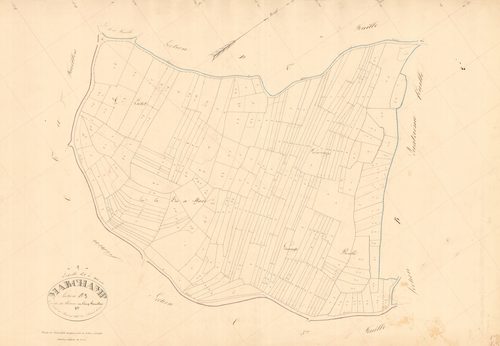 Marchamp - 3 P 7267 - 3 P 7267 -  Feuille 3  (1840)