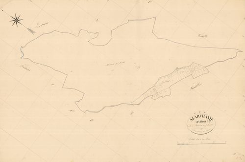 Marchamp - 3 P 7272 - 3 P 7272 -  Feuille 3  (1840)