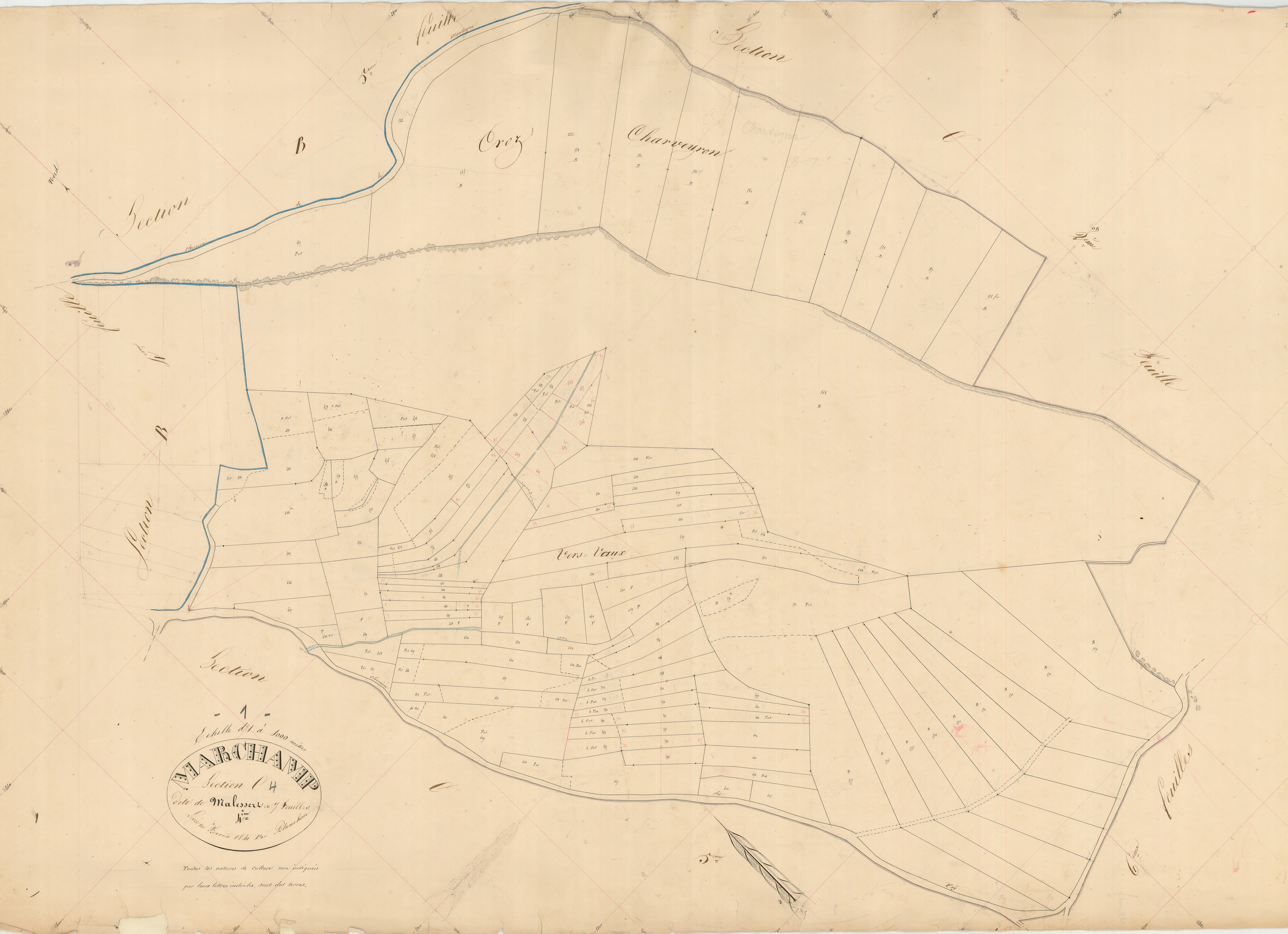 Marchamp - 3 P 7273 - 3 P 7273 -  Feuille 4  (1840)