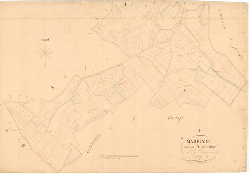 Marignieu - 3 P 7286 - 3 P 7286 -  Feuille 3  (1833)