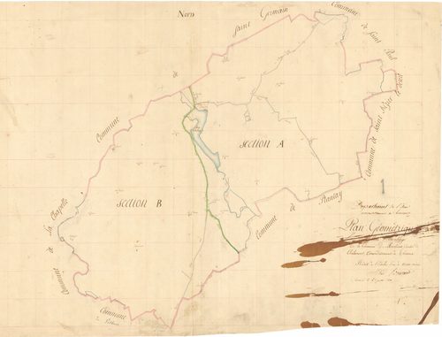Marlieux - 3 P 7291 - 3 P 7291 -  Tableau d'assemblage  (1810)