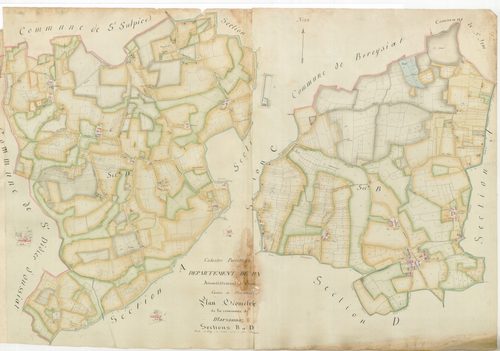 Marsonnas - 3 P 10124-3 - 3 P 10124-3 -  Feuille 1  (1809)