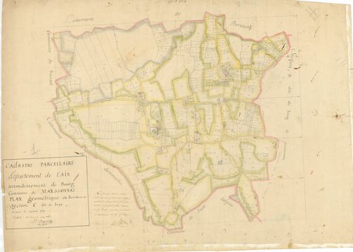 Marsonnas - 3 P 7297 - 3 P 7297 -  Feuille 1  (1809)