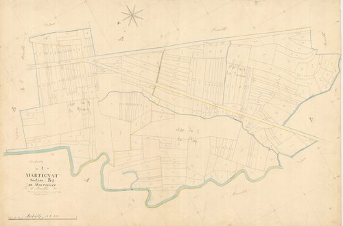 Martignat - 3 P 7311 - 3 P 7311 -  Feuille 3  (1839)