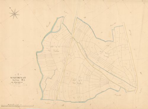 Martignat - 3 P 7310 - 3 P 7310 -  Feuille 2  (1839)