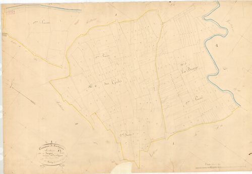 Martignat - 3 P 7306 - 3 P 7306 -  Feuille 3  (1839)