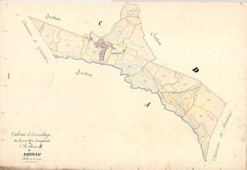 Martignat - 3 P 7301 - 3 P 7301 -  Section B  (1839)