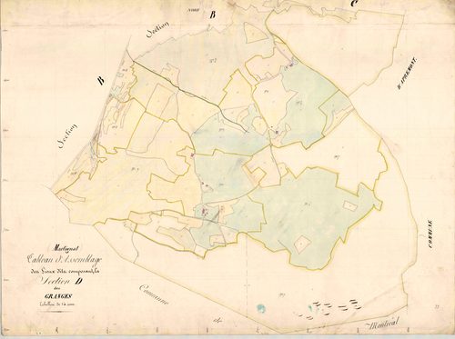 Martignat - 3 P 7303 - 3 P 7303 -  Section D  (1839)