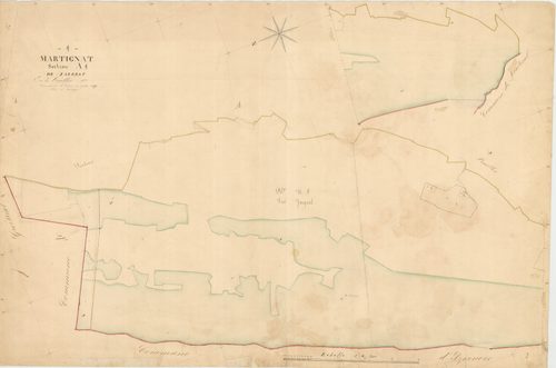 Martignat - 3 P 7304 - 3 P 7304 -  Feuille 1  (1839)