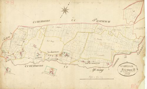 Massieux - 3 P 7328 - 3 P 7328 -  Feuille 1  (1819)