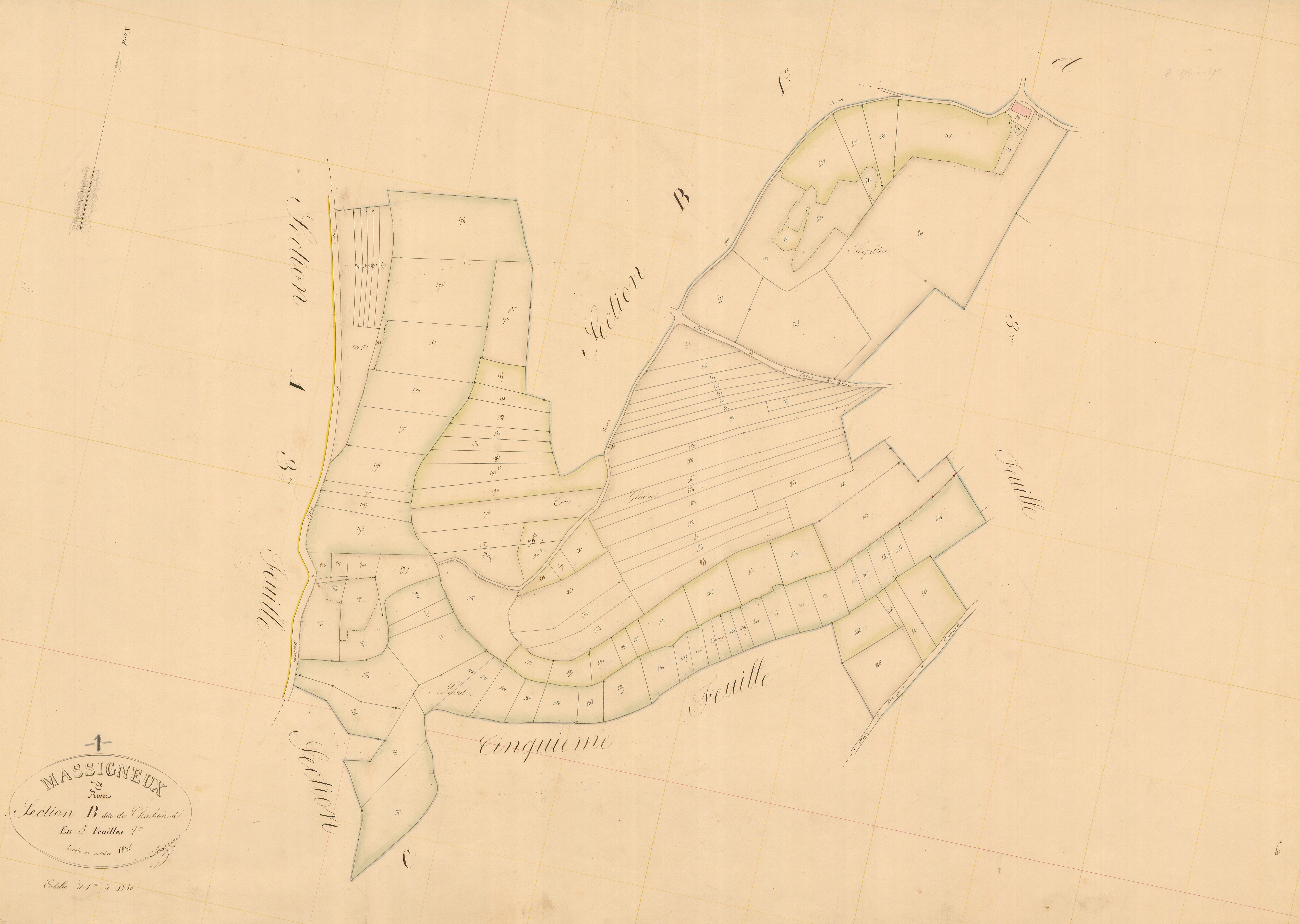 Massignieu-de-Rives - 3 P 7334 - 3 P 7334 -  Feuille 2  (1835)