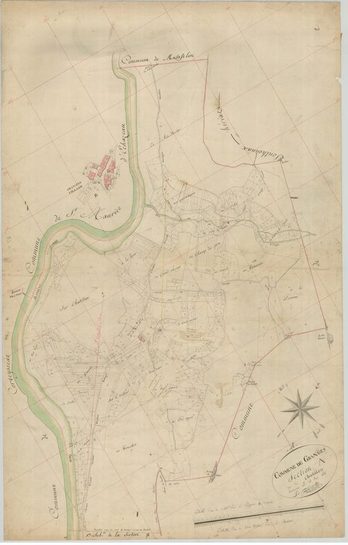 Granges - 3 P 6313 - 3 P 6313 -  Feuille 1  (1818)