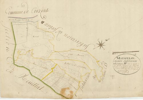 Matafelon - 3 P 7348 - 3 P 7348 -  Feuille 2  (1814)