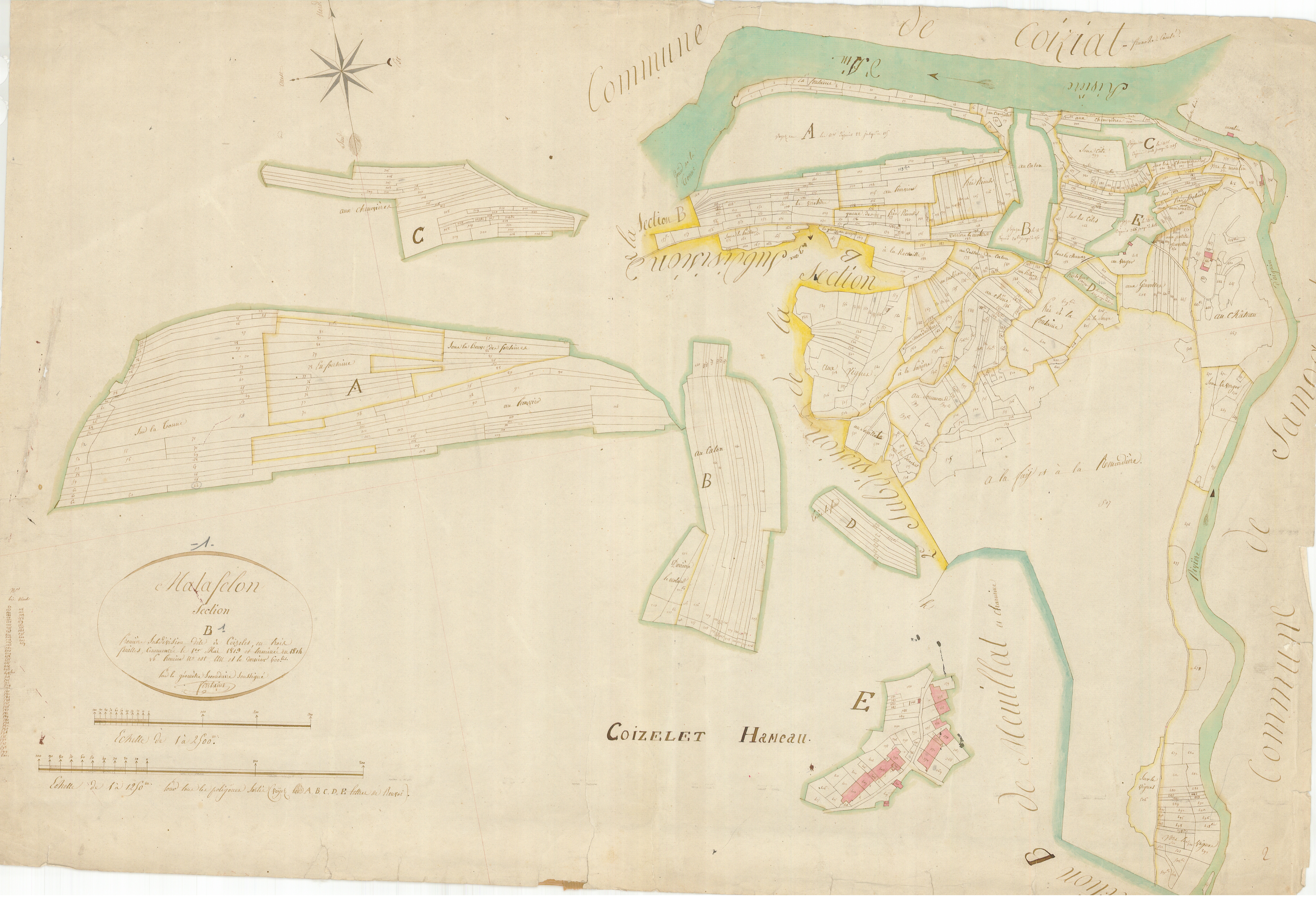 Matafelon - 3 P 7347 - 3 P 7347 -  Feuille 1  (1814)