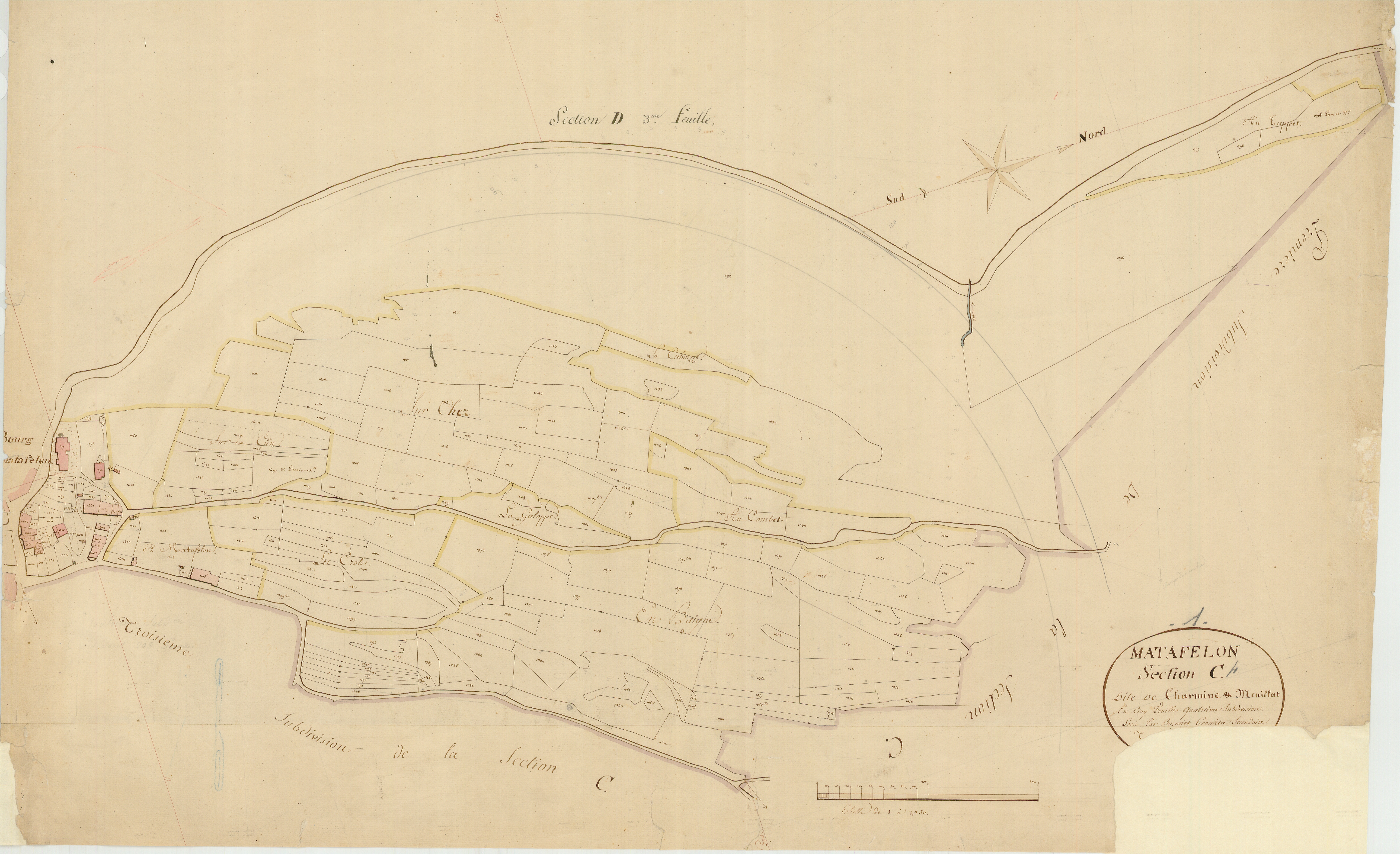 Matafelon - 3 P 7353 - 3 P 7353 -  Feuille 4  (1814)