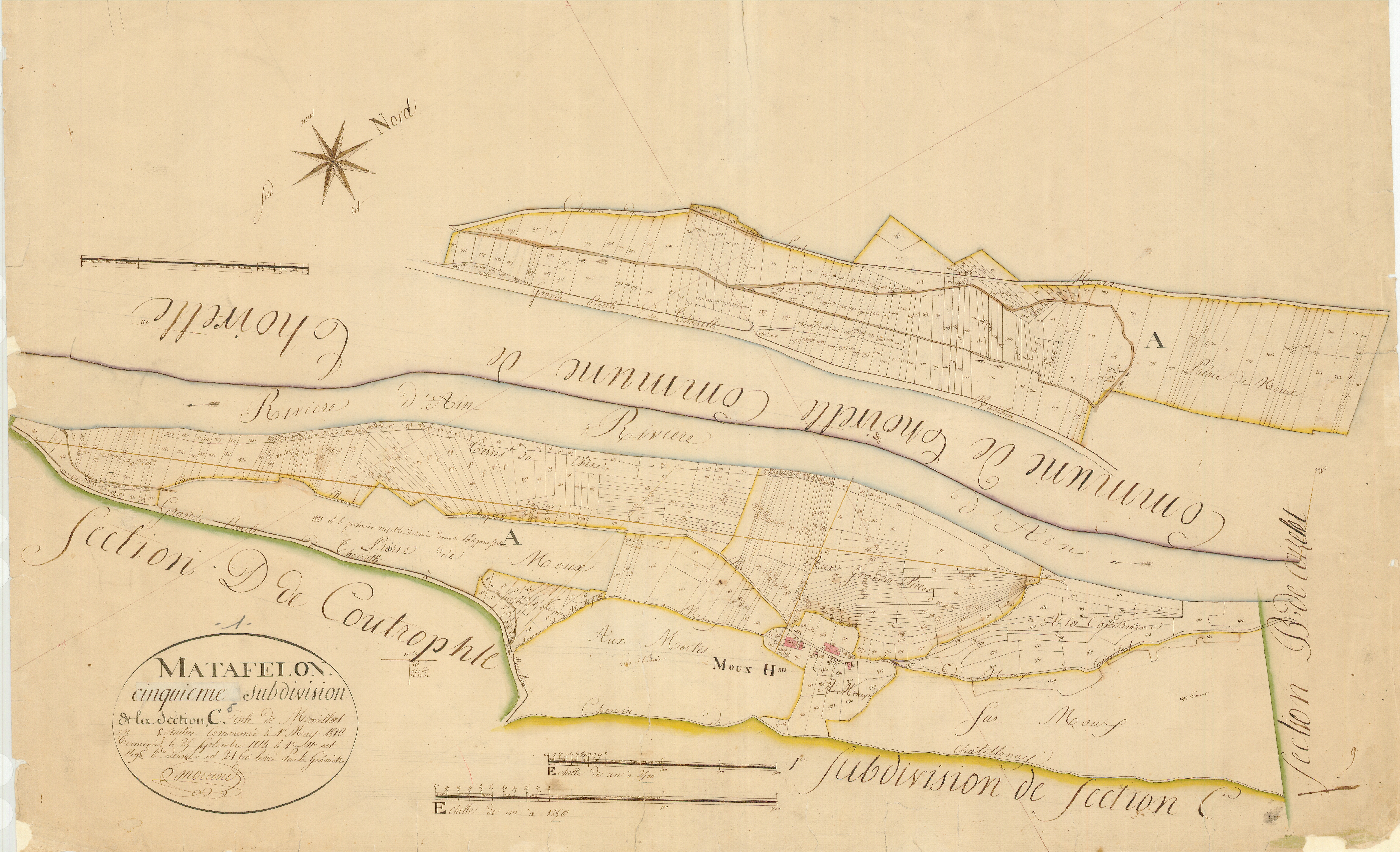 Matafelon - 3 P 7354 - 3 P 7354 -  Feuille 5  (1814)