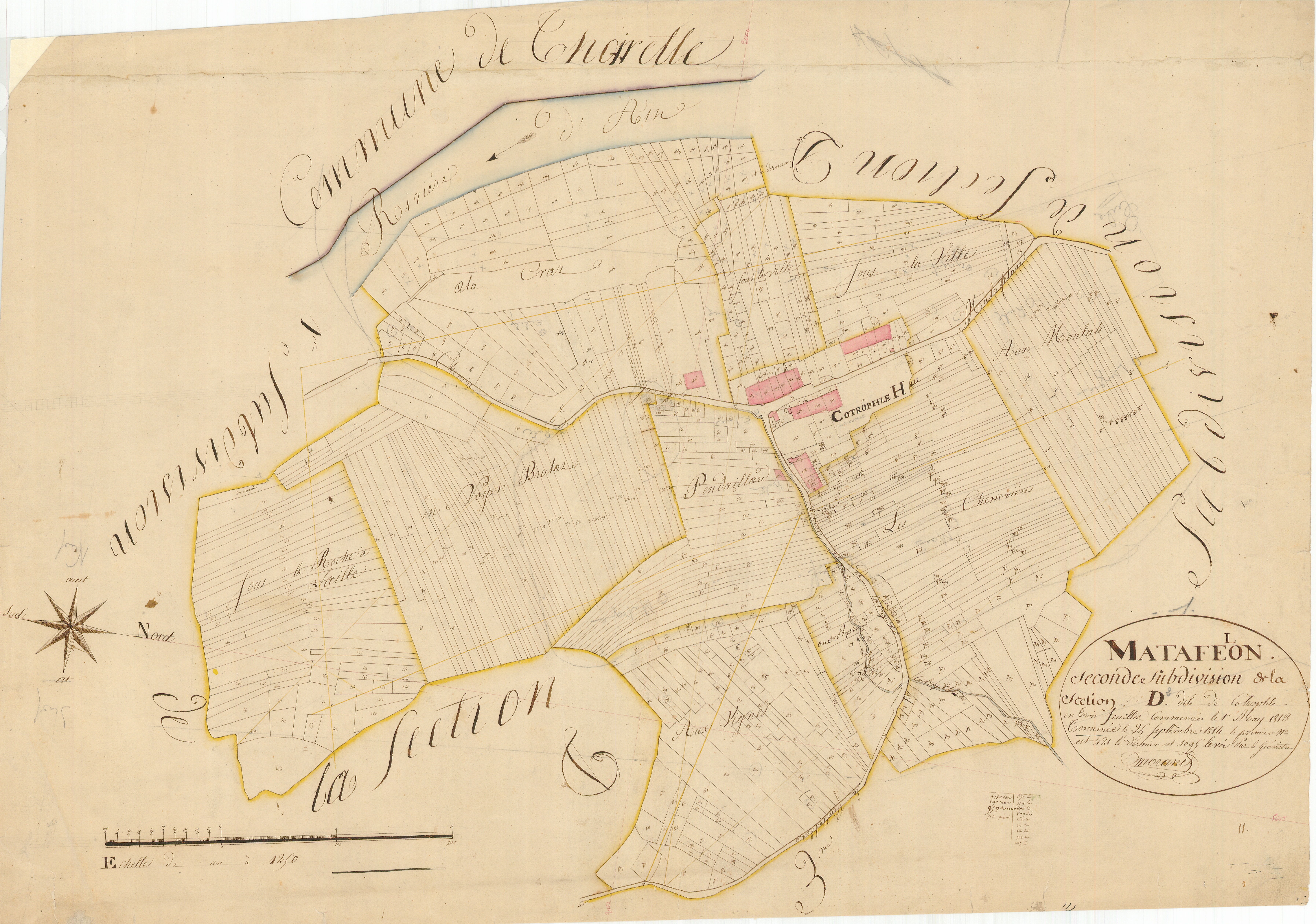 Matafelon - 3 P 7356 - 3 P 7356 -  Feuille 2  (1814)