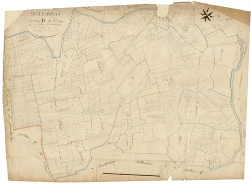 Meillonnas - 3 P 7376 - 3 P 7376 -  Feuille 3  (1825)