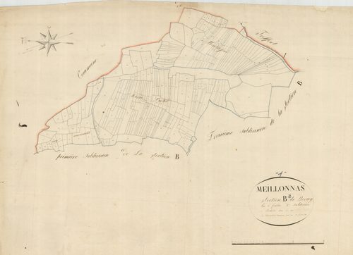 Meillonnas - 3 P 7375 - 3 P 7375 -  Feuille 2  (1825)