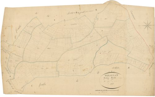 Mérignat - 3 P 7397 - 3 P 7397 -  Feuille 2  (1826)