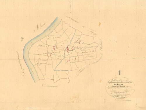 Messimy-sur-Saône - 3 P 7401 - 3 P 7401 -  Tableau d'assemblage  (1831)