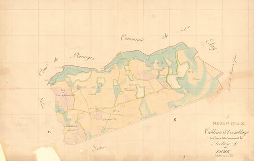 Meximieux - 3 P 7406 - 3 P 7406 -  Section A  (1839)