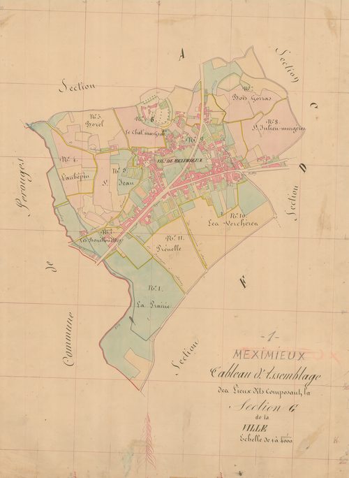 Meximieux - 3 P 7412 - 3 P 7412 -  Section G  (1839)