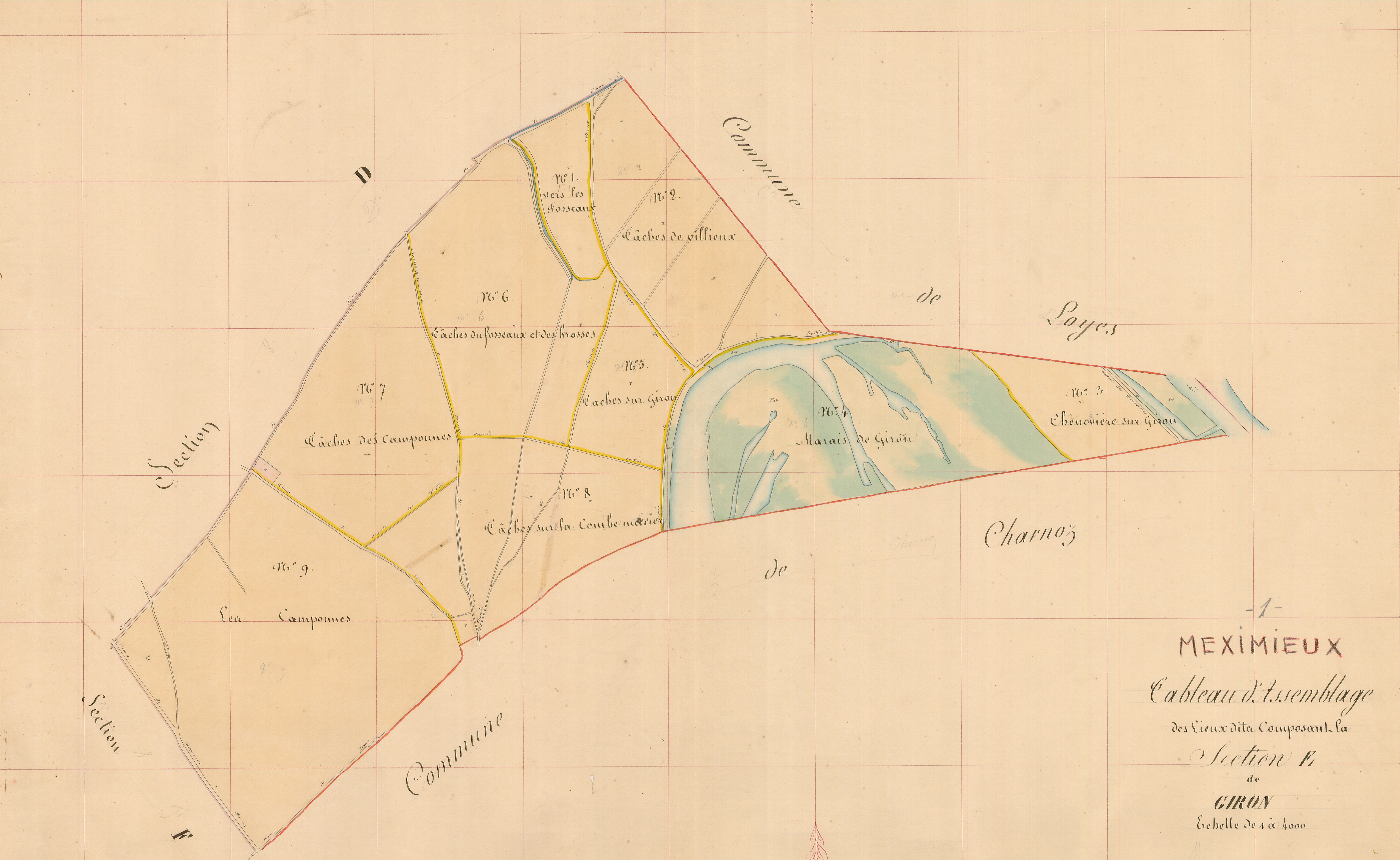 Meximieux - 3 P 7410 - 3 P 7410 - Section E (1839)